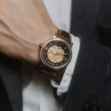 Man wears watch